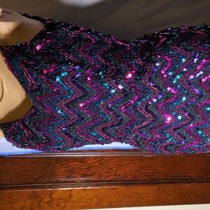 Sparkling party dress, vintage, Dry Clean Only. See Description.